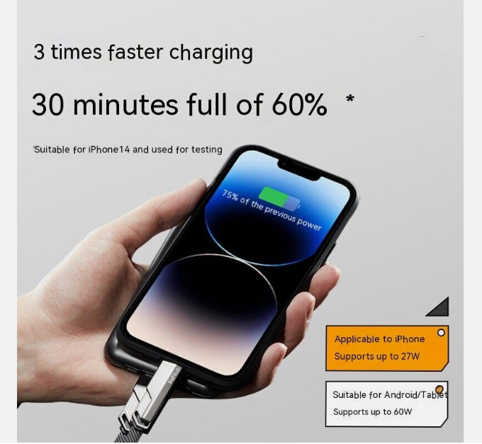 Four-in-one Fast Charge Cable