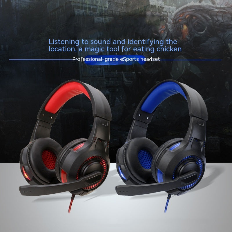 Light-emitting Head-mounted Gaming Headset