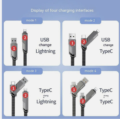 Four-in-one Fast Charge Cable