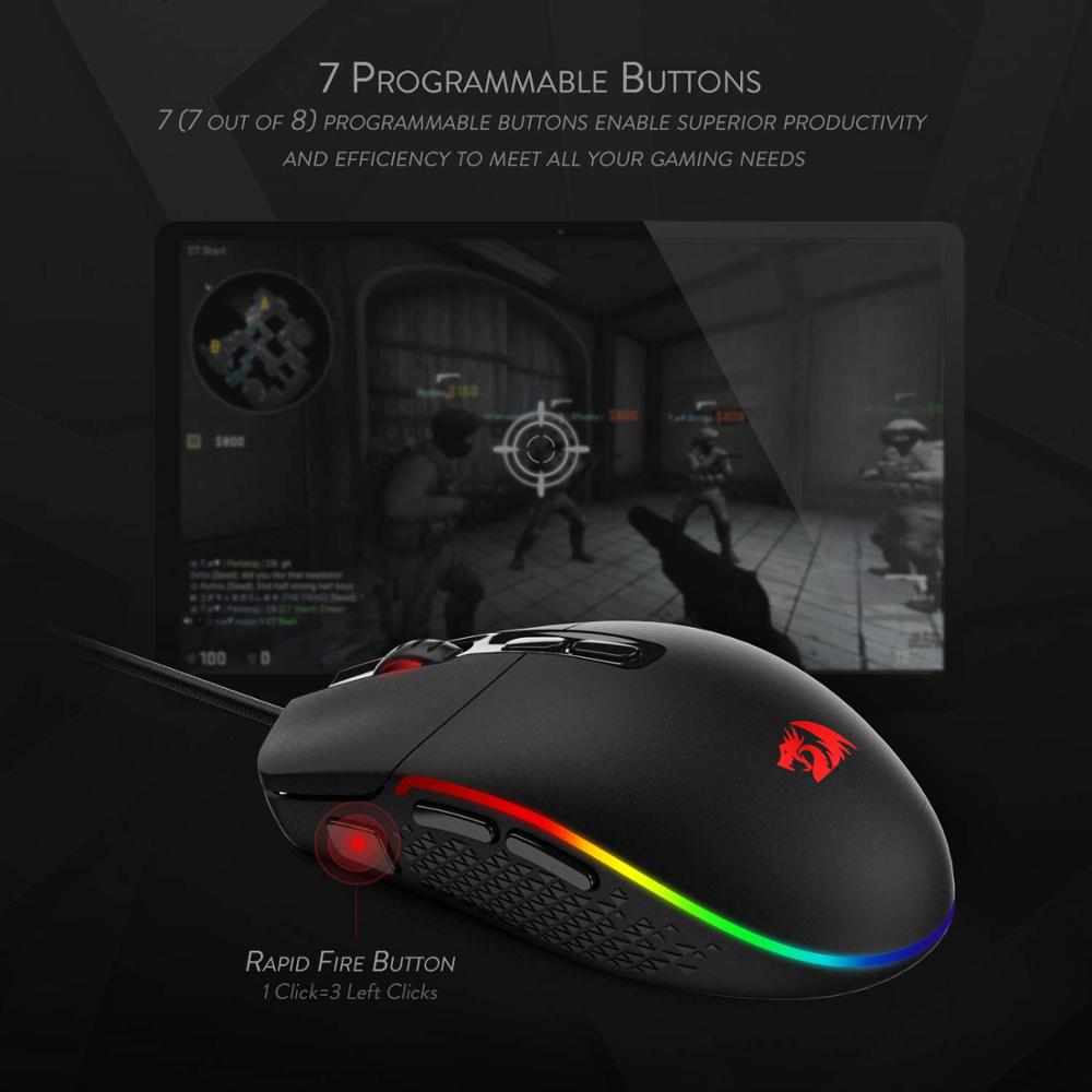 Red-Dragon Gaming Mouse Glitchpop Version
