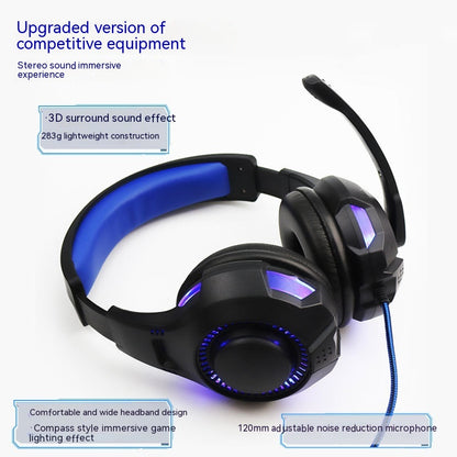 Light-emitting Head-mounted Gaming Headset