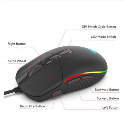 Red-Dragon Gaming Mouse Glitchpop Version