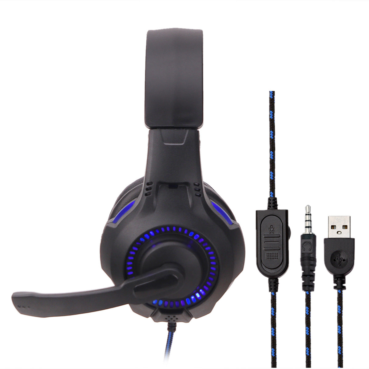 Light-emitting Head-mounted Gaming Headset