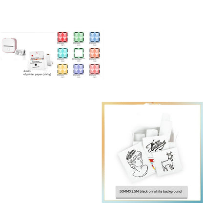 Portable Mini Thermal Label Printer
