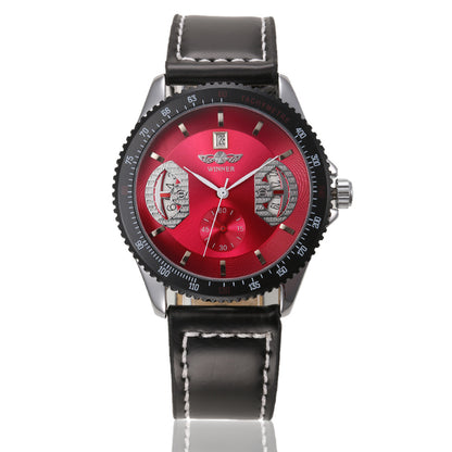 Gitchpop Aesthetic Leather Watch