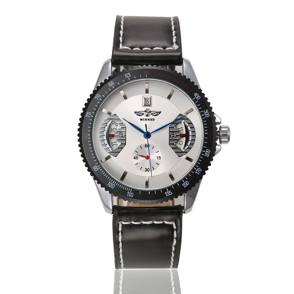 Gitchpop Aesthetic Leather Watch