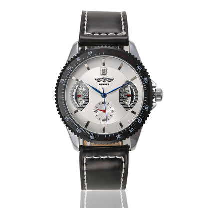 Gitchpop Aesthetic Leather Watch