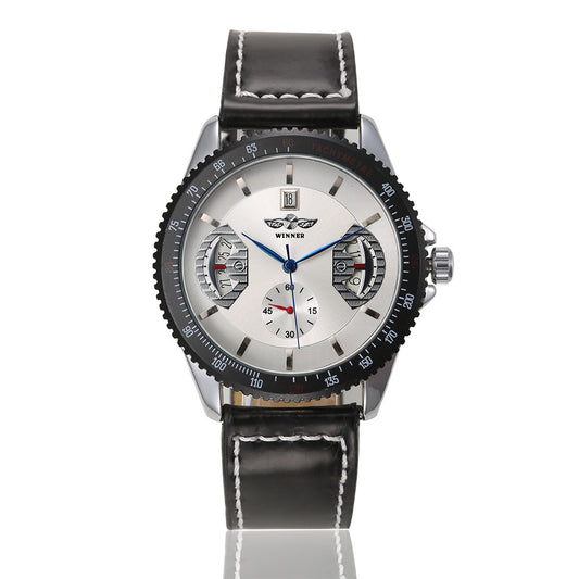 Gitchpop Aesthetic Leather Watch