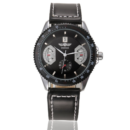 Gitchpop Aesthetic Leather Watch