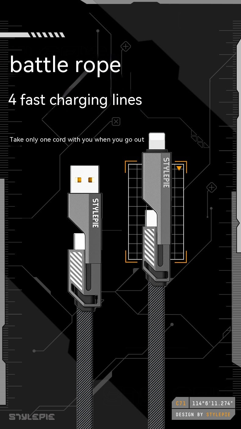 Four-in-one Fast Charge Cable