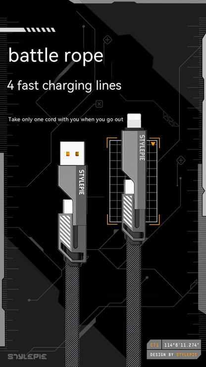 Four-in-one Fast Charge Cable