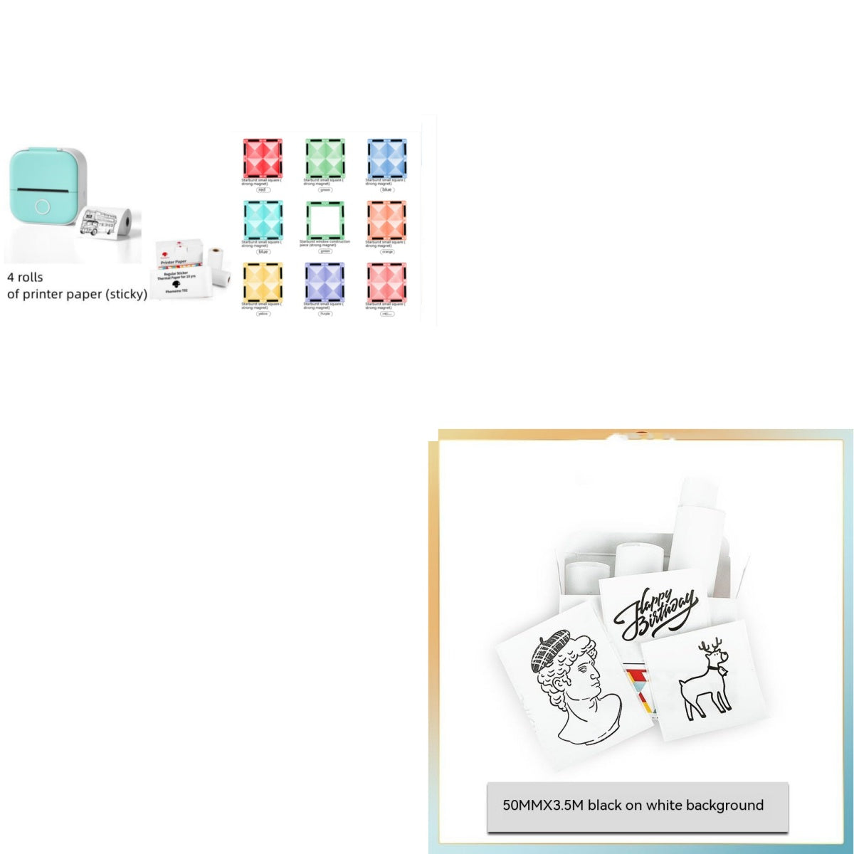 Portable Mini Thermal Label Printer