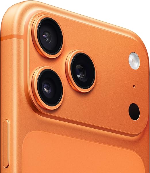 Apple iPhone 17 Pro Max 256 GB: 6.9-inch Display with ProMotion, A19 Pro Chip, Best Battery Life in Any iPhone Ever, Pro Fusion Camera System, Center Stage Front Camera; Cosmic Orange
