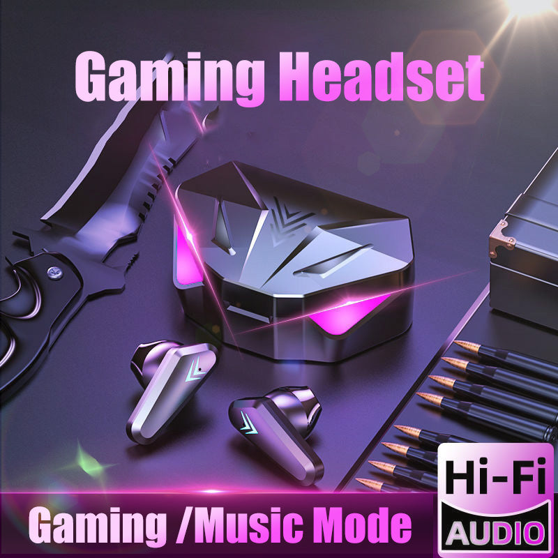 Wireless Gaming Headphones with Noise Reduction