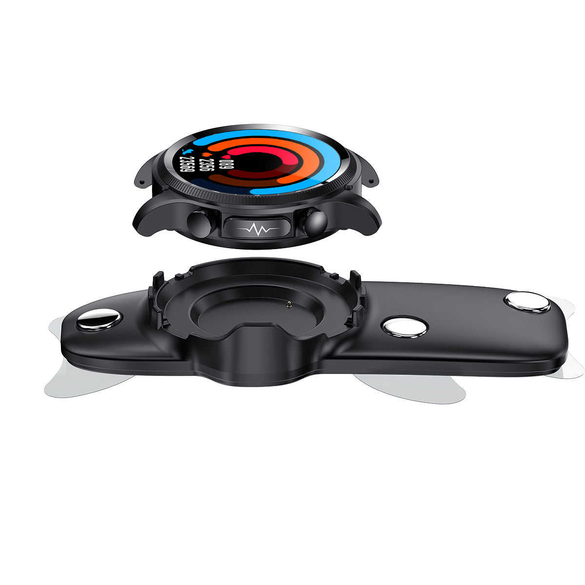 Oxygen ECG Monitoring Laser Smart Watch