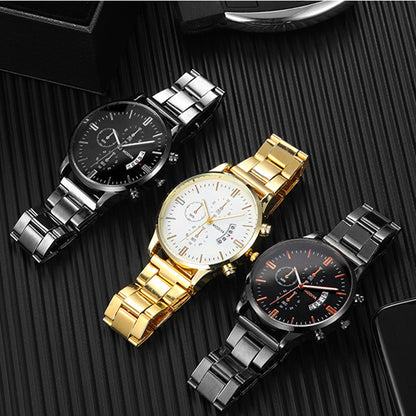 Glitchpop Three-eye Calendar Watch